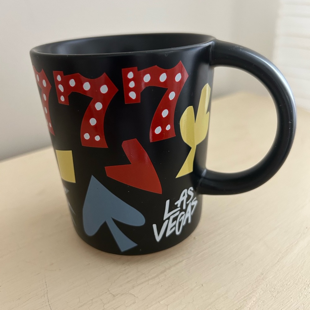 Starbucks Las Vegas (Been there series) Black Mug with colorful accents
